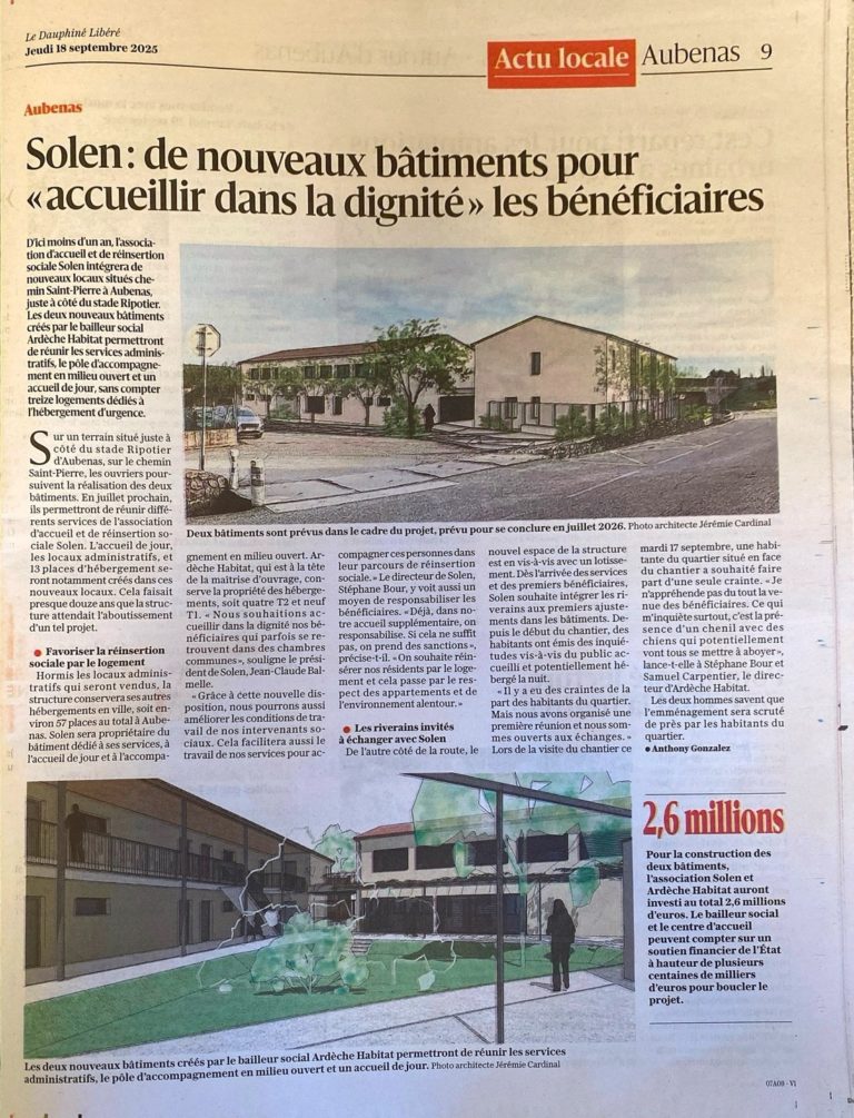 Lire la suite à propos de l’article Avancement des travaux : notre projet prend forme !